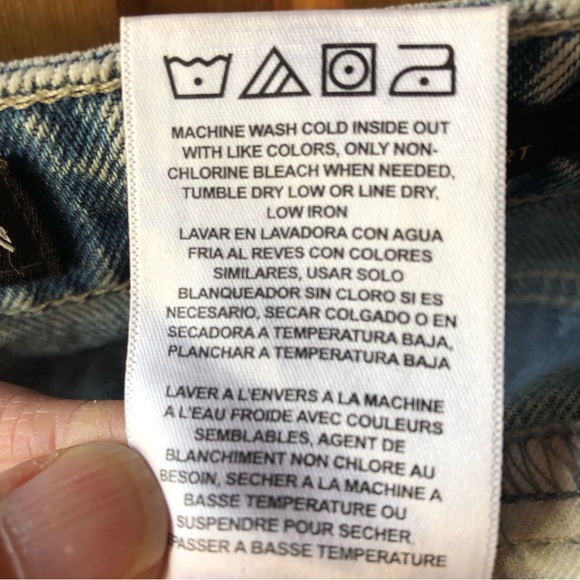 Lee Vintage Modern High Rise Bermuda Short Sz 27 - Picture 9 of 9